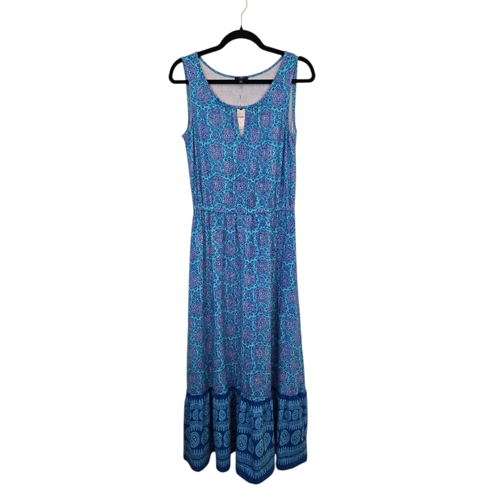 NWT Talbots Small Modal Blend Stretchy Paisley Medallion Jersey Knit Dress